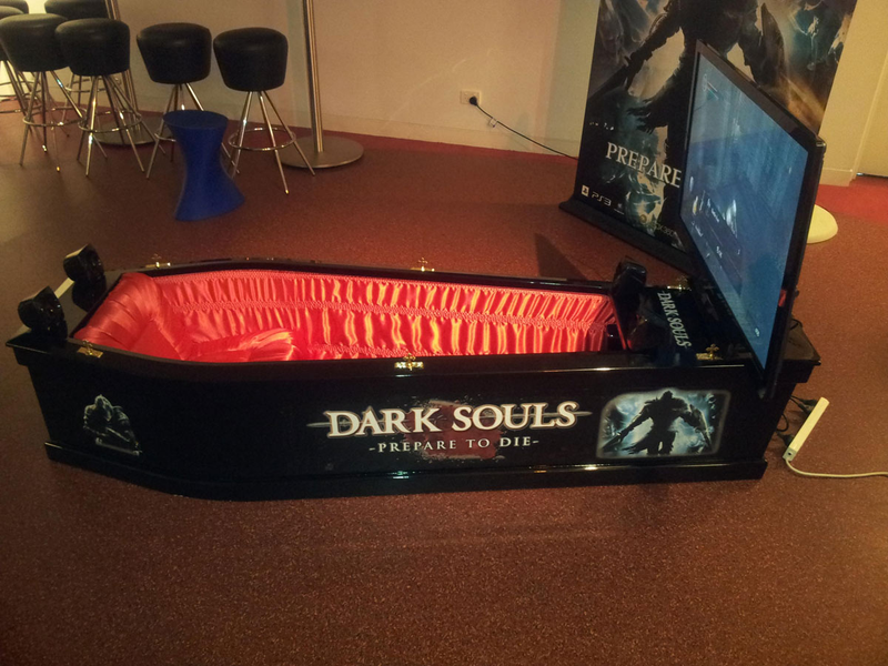 Illustration for article titled Why Not Play Dark Souls In a Coffin